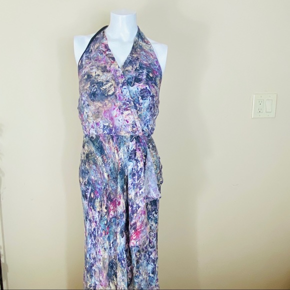 Haute Hippie Halter Wrap Silk Dress - Picture 5 of 11